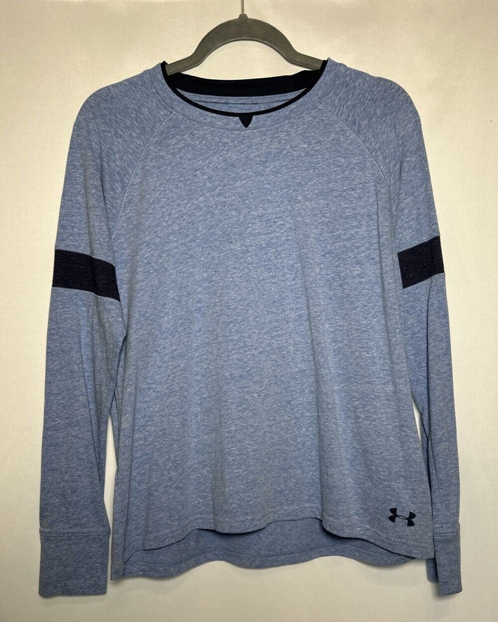 Under Armour Sportstyle Logo Crew Women’s Longs Sleeve Shirt 1313496 Medium